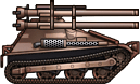 Sideview of M50 Ontos